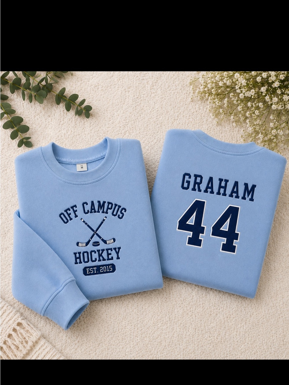 Embroidered Off Campus “GRAHAM 44”